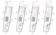 Grundrisse Ebenen 1-4 von Till Griesemann