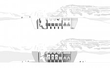 Schnitte vor & nach Vulkanausbruch von Jaques Bätje & Julia Knieß