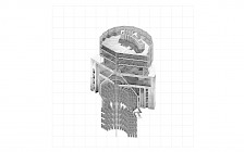 Das Begreifen des Anthropozäns durch Architektur - Isometrische Schnitt von Oskar Gamböck