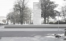 Atmosphärische Darstellung - Architektur der Erinnerung- Dokumentationszentrum für die Gedenkstätte KZ-Außenlager Braunschweig Schillstraße von Daniel Geistlinger