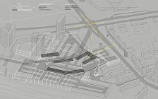Lageplan - Architektur der Erinnerung- Dokumentationszentrum für die Gedenkstätte KZ-Außenlager Braunschweig Schillstraße von Daniel Geistlinger