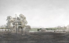 Atmosphärische Darstellung - Entwurf einer Bekleidungsmanufaktur von Philip Nünning