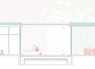 Fassadenschnitt von Lisa Blotevogel