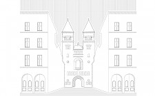 Berlin Grafik von Dominik Keul