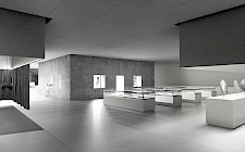 Atmosphärische Darstellung Ausstellung von Leon Vöckler