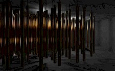 Atmosphärische Darstellung Stadtwald von Sophie May Germer & Henriette Weber