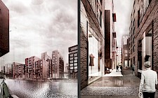 Atmosphärische Außenraumdarstellungen von Nadine Bösker