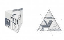 Isometrie, Grundriss EG von Bastian Urban