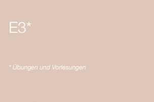 Vorlesungen und Übungen'